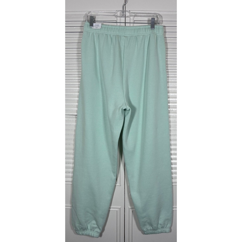 VS PINK High Rise Relaxed Fleece Sweatpants M Wish You Were Here Joggers - Picture 3 of 12